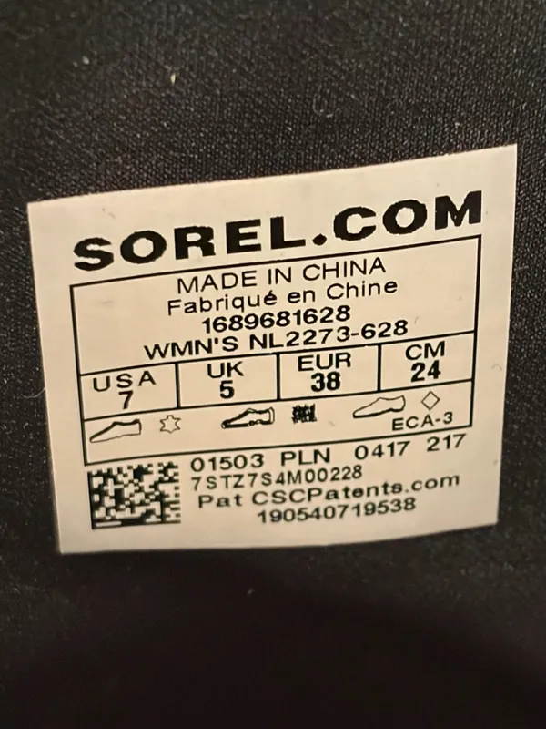 Sorel Conquest Carly II Waterproof Tall Winter Snow Boots Women's Size 7 Brown - Image 4