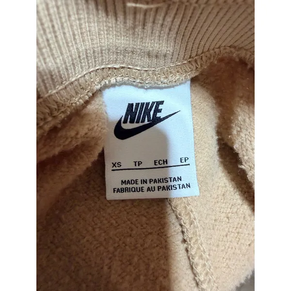 Nike Sweatpants Sportswear Phoenix Fleece Joggers Women's XS Tan DQ5688-200 - Image 6