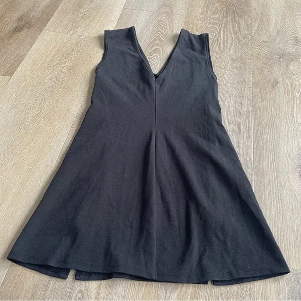 Free People Oslo Dual Side Zipper Stretch Ponte Shift Dress - Image 3