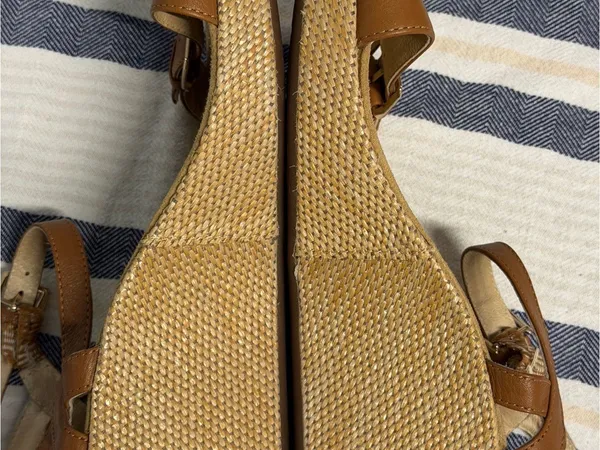 Vionic Amber Leather Sandals Brown Adjustable Comfort Orthopedic Women’s Size 10 - Image 5