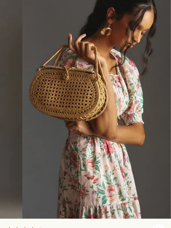 Anthropologie The Somerset Floral Maxi Dress Puff Sleeve Small $168 - Image 6
