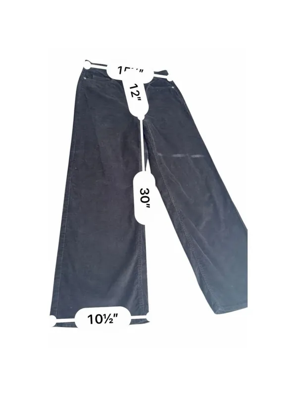 Old Navy High-Waisted Wide-Leg Corduroy Pants size 8 - Image 4