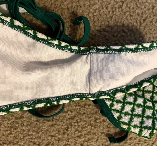 Green & White Bikini Set - Image 4
