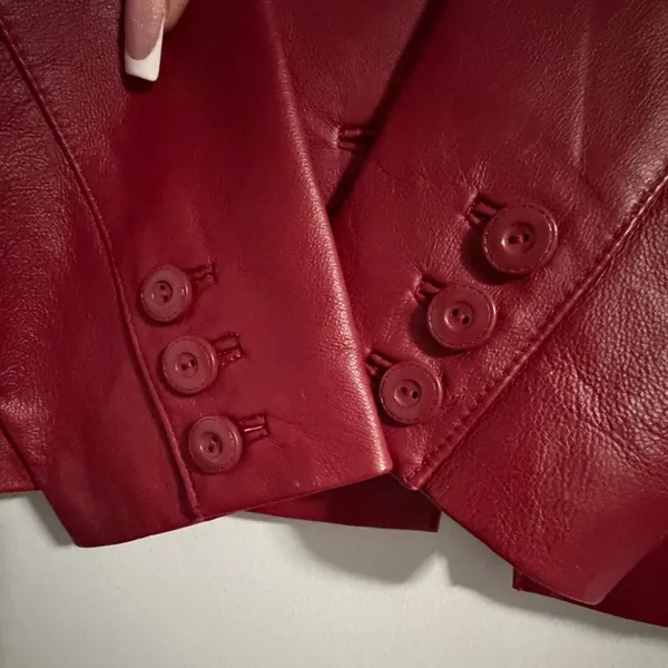 East 5th Rich Burgundy Leather Jacket - Image 8
