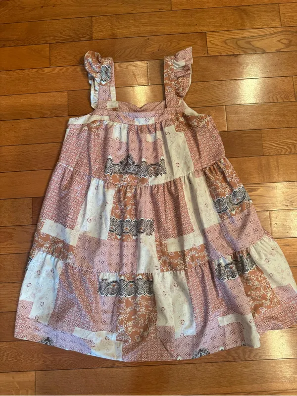 Patchwork Boho Sundress – Above Knee, Size Medium - Image 2
