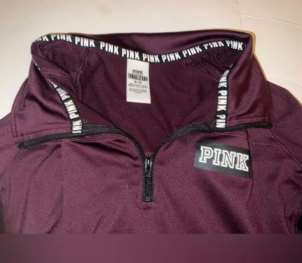 PINK Ultimate Quarter Zip Jacket Size M - Image 3