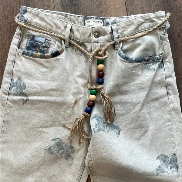 Free People Geranium Slouchy Straight Jeans- 29 - Image 6