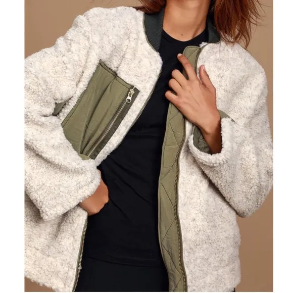 Free People Sherpa Jacket - Image 5