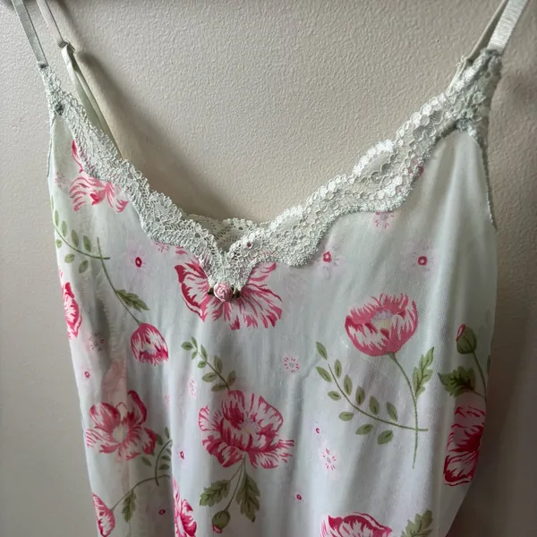 Willow Blossom Sheer Floral Lingerie Dress - Image 2