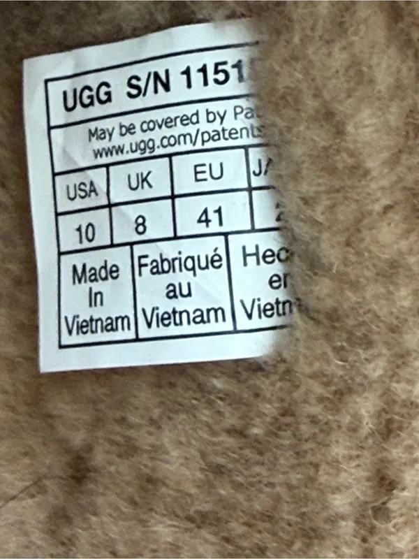 UGG Womens Classic Mini Speckles Boots US10 Chestnut w/ Black $170 - Image 5