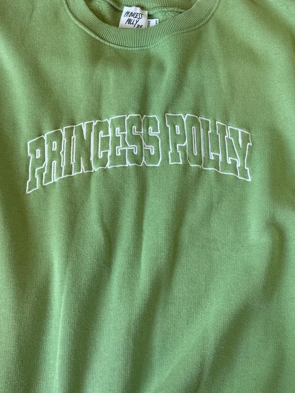 Princess Polly Green Crewneck - Image 2