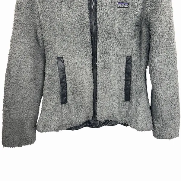 Patagonia Womens Sz S Gray Los Lobos Fleece Jacket Full Zip Hiking Soft Warm - Image 4
