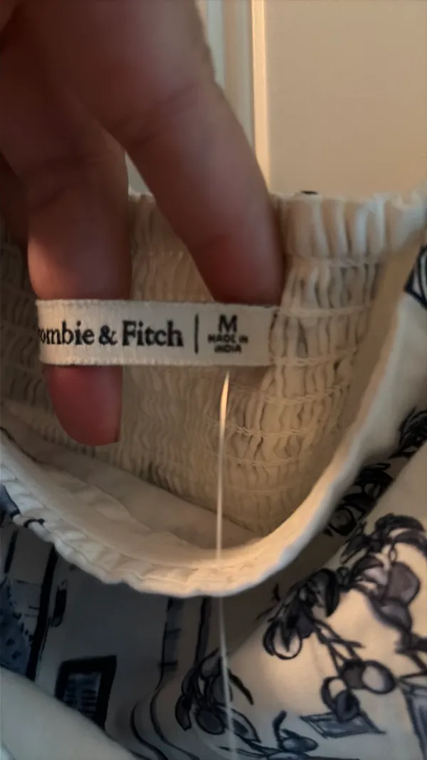 Abercrombie Strapless Top White - Image 6