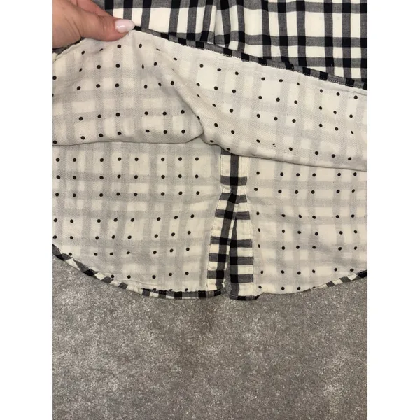 Madewell Courier Button-Back Shirt in‎ Double-Faced Plaid Size S Short Sleeve - Image 7