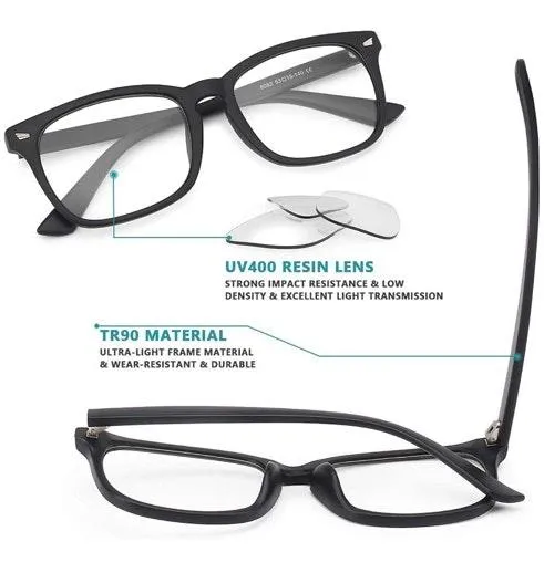 Gaoye Blue light Computer Reading Glasses Black Matte Frame - Image 5