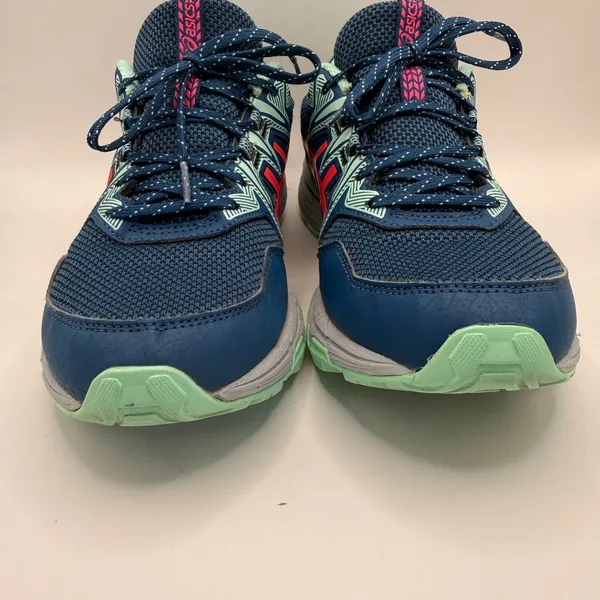 Asics Gel-Venture 8 Womens Navy Teal Pink Trail Running Shoes 1012B230 Size 10 - Image 3