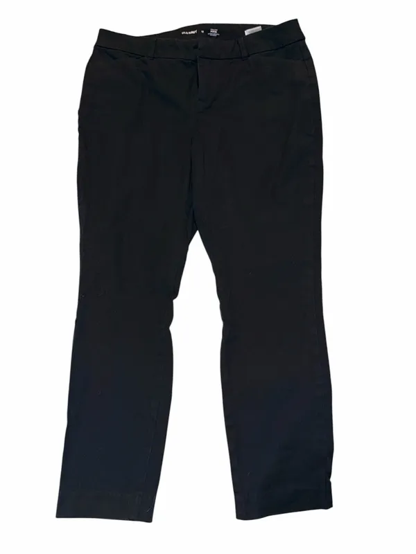 Old Navy High Waisted Pixie Black Straight-Leg Pants - Image 4