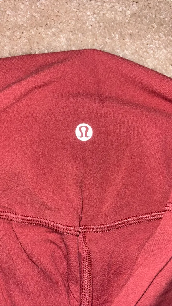 Lululemon Align Crop Leggings 4 21" Coral/Pink - Image 6