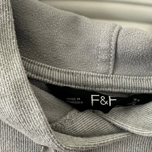 Florence & Fred Light Gray Hooded Pullover Sweatshirt - Image 2