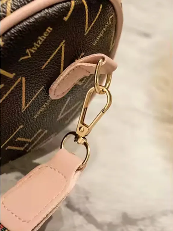 Monogram Bee Accent Barrel Crossbody Bag - Image 5