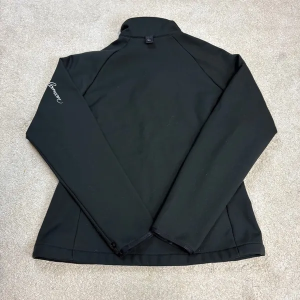 Salomon Softshell Collared Zip Up Black Jacket Outdoor Layer Size M - Image 2