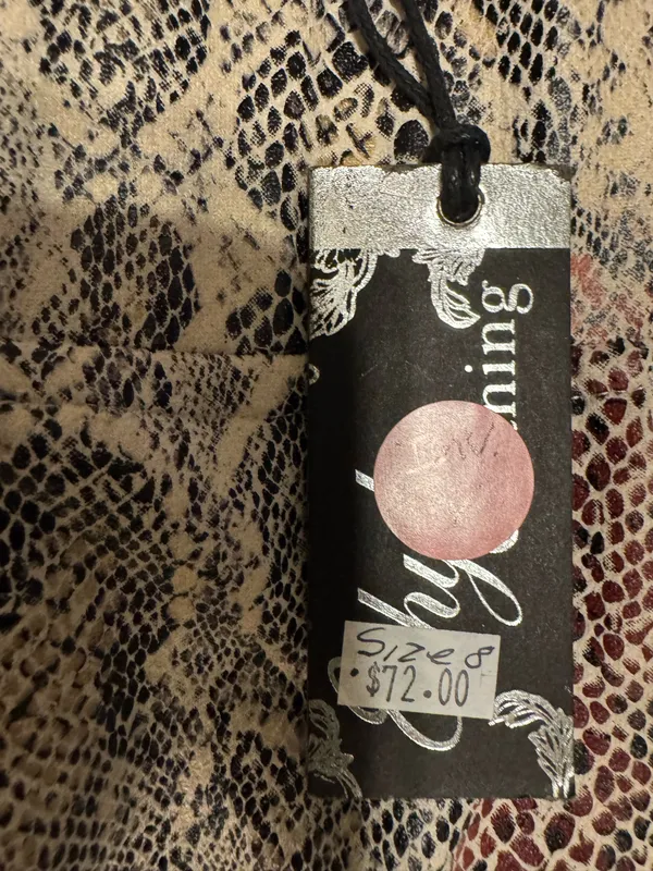 Boutique Snakeskin Leggings - Image 3