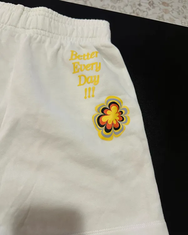 Nike Women's Recreation Club Floral Shorts - Vintage Style - Image 2