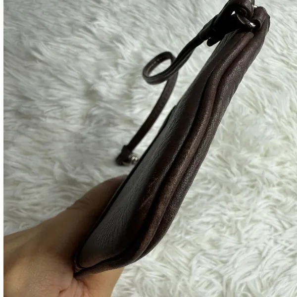 y2k COACH Brown Wristlet - Image 5