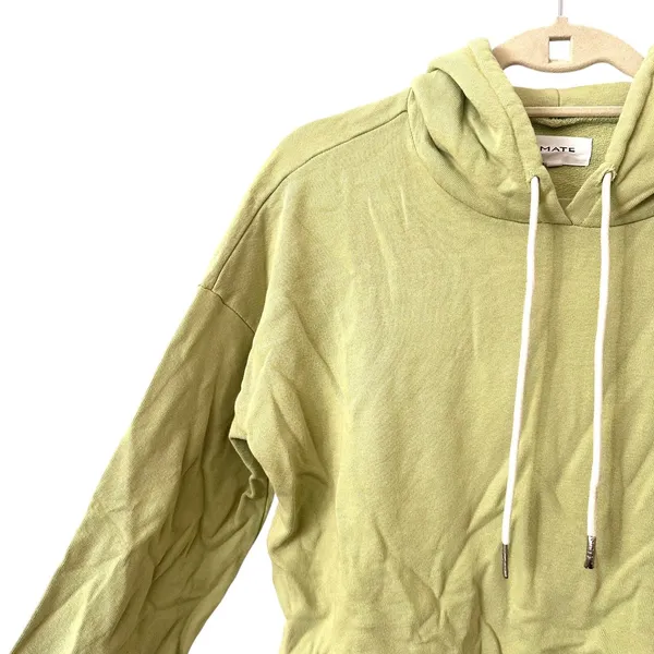 MATE THE LABEL Cropped Organic Cotton Hooded Sweatshirt Small‎ - Image 4