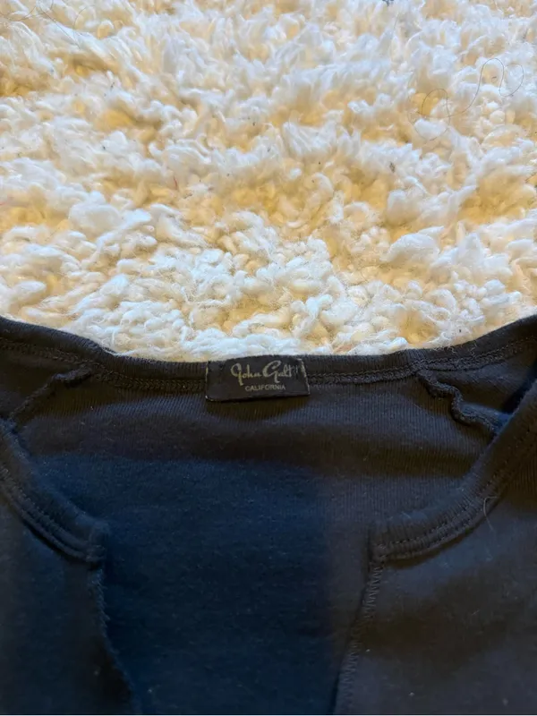Brandy Melville Black Short Sleeve Knit Top - Image 2