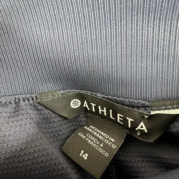 Athleta Size 14 Skort Short Skirt Dark Blue Tennis Golf Pickleball‎ Pockets - Image 4