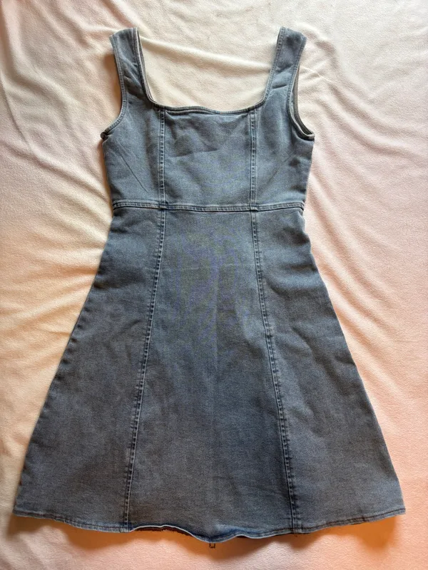 Tillys Blue Jean Dress - Image 3