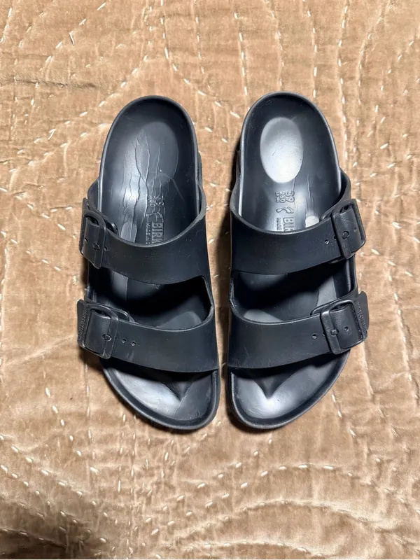 Birkenstock Black Two-Strap EVA
Sandals - Image 4