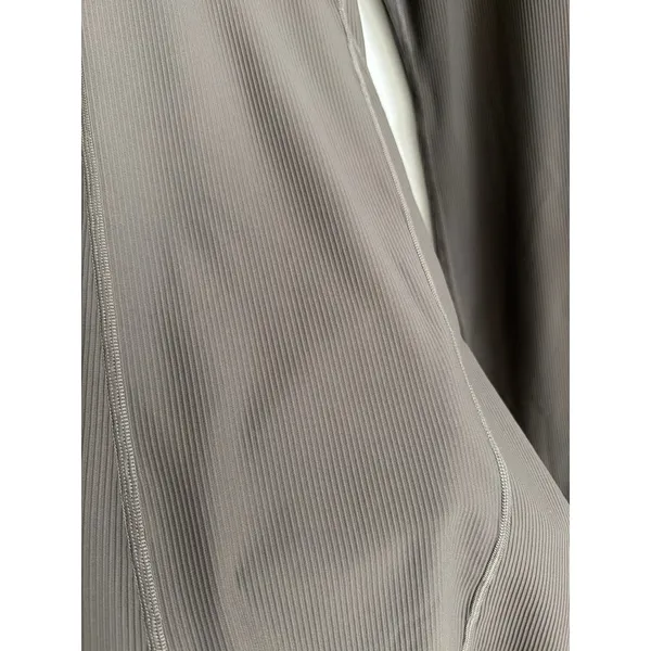 Old Navy Gray Brown Super-Flare Powersoft Ribbed Xtra High-Rise Leggings Sm Tall - Image 5