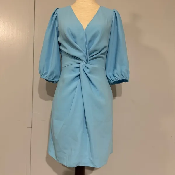 Amanda Uprichard New York Sky Blue Cocktail Dress Size XS - Image 8