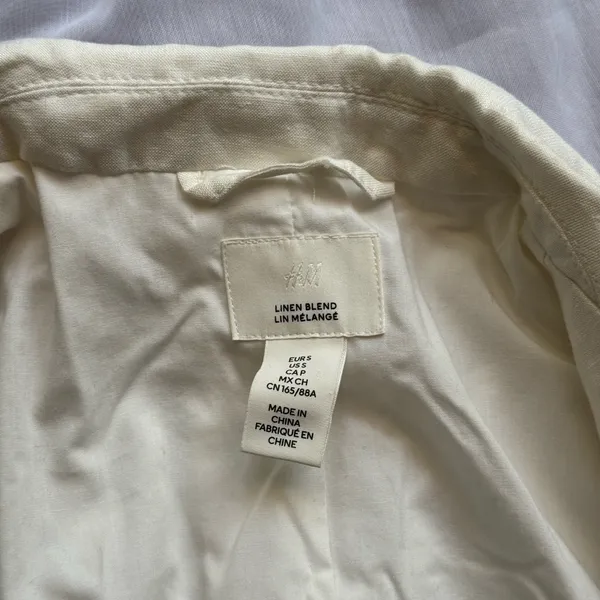 H&M Linen-Blend Blazer - Image 8