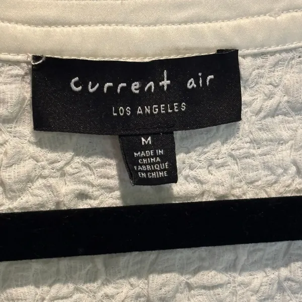 Current Air Cream Textured Open Front Bolero - size Medium - Image 4