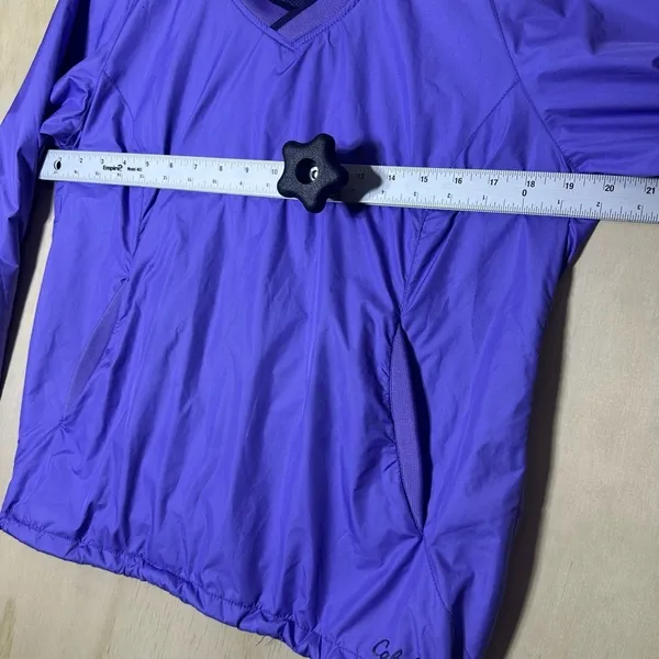 Cabelas Women's Medium‎ Purple Long Sleeve Nylon Windbreaker - Image 6