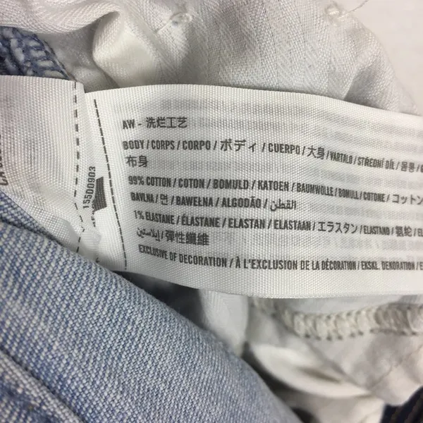 Abercrombie & Fitch Ultra High Rise Ankle Straight Distressed Jeans Size 27/4 - Image 7