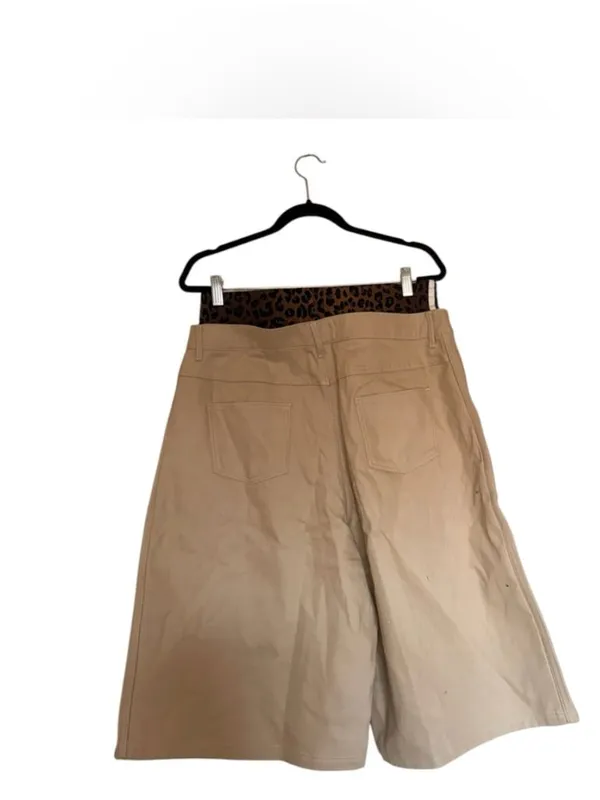 NWT Adidas Women's Firebird Utility Jort Short Stone Khaki JX8762 SZ-4 - Image 9
