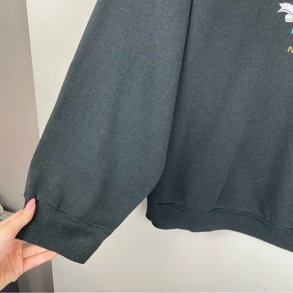 Vintage Disney Mickey Classic Crewneck Pullover Sz XXL Neon - Image 7