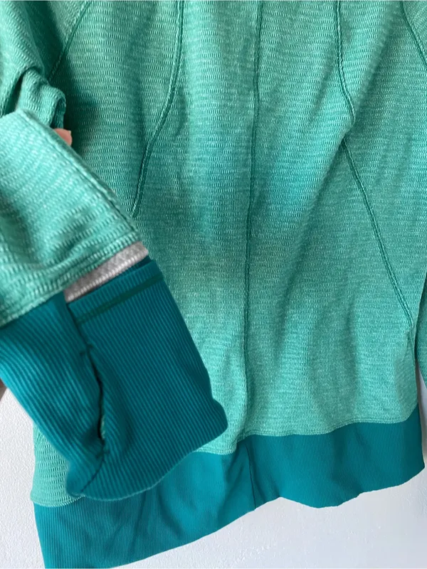 lululemon athletica runderfulTeal Half-Zip Pullover - Image 7