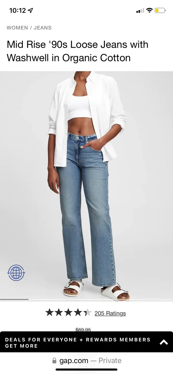 Gap Mid Rise Jeans - Image 2