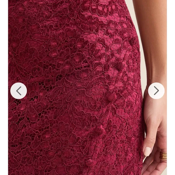 NEW Altar’d State Burgundy Maxi Skirt Size XXL NWT - Image 4