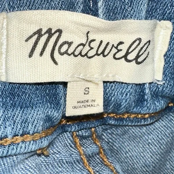 Madewell‎ Pull On Relaxed Denim Jeans Women's Small Blue Utility Pocket Pants - Image 3