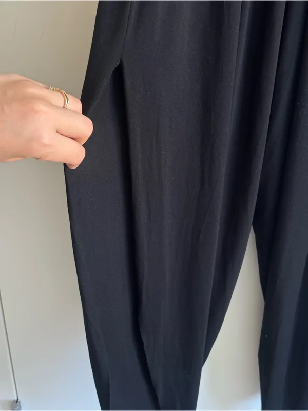 Rachel Pally Revolve Exclusive Black Modal Halter Wide Leg Jumpsuit XS - Image 5