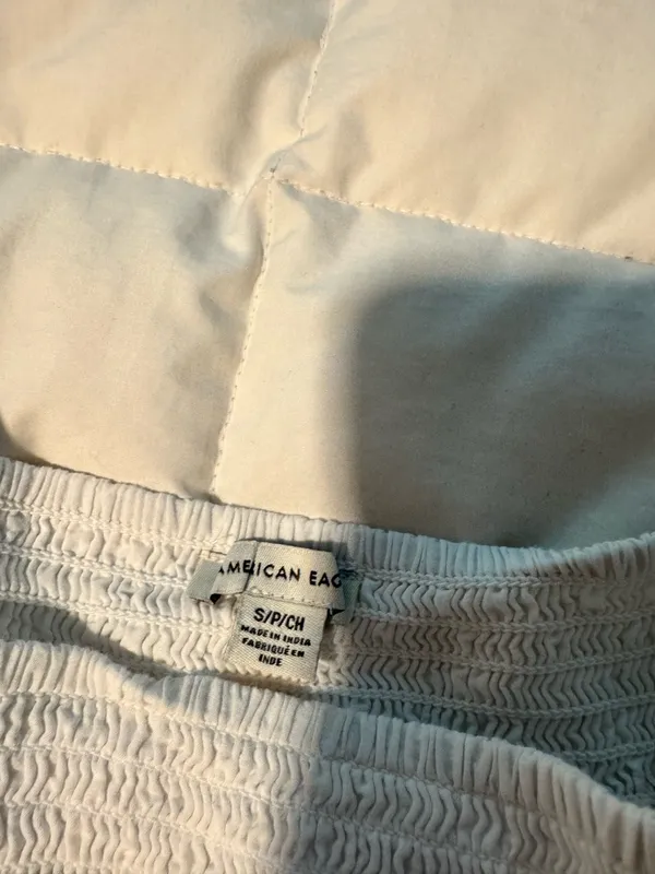 American Eagle Eyelet Skirt White - Image 2