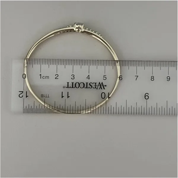 14K Gold Plated XP Women's Bangle Bracelet Gemstone High Quality - Image 5