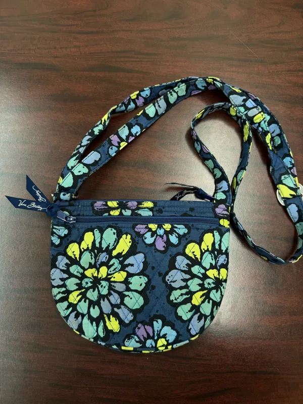 Vera Bradley Lizzy Indigo Pop Crossbody Purse - Image 2