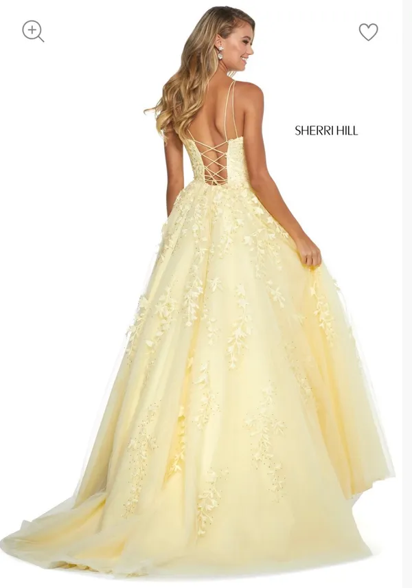 Yellow Prom Dress - Image 2